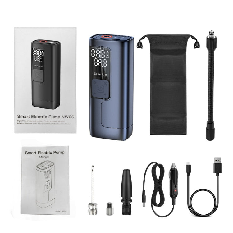 NW06 Multifunctional Portable Car Air Pump Wireless Electric Air Pump - Inflatable Pump by PMC Jewellery | Online Shopping South Africa | PMC Jewellery