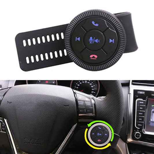 Universal Strap Shape Steering Wheel Remote Control Car Multimedia Wireless Button Remote Control (Black) - Bluetooth Car Kits by PMC Jewellery | Online Shopping South Africa | PMC Jewellery | Buy Now Pay Later Mobicred