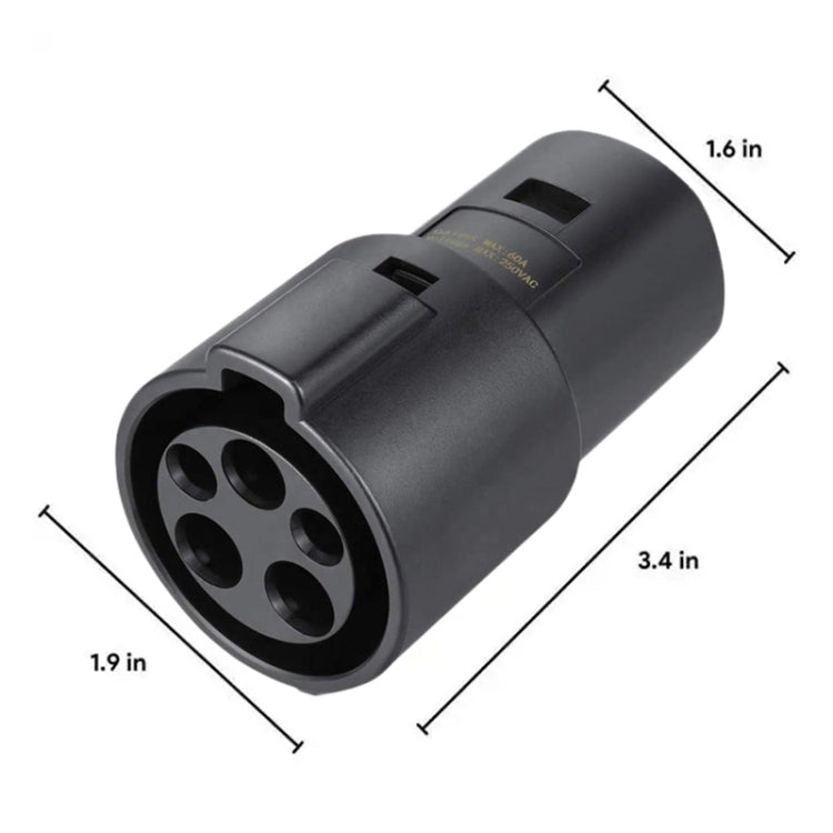 For Tesla New Energy Vehicle Charging Gun Type 1 to Tesla Adapter - EV Charger Accessories by PMC Jewellery | Online Shopping South Africa | PMC Jewellery