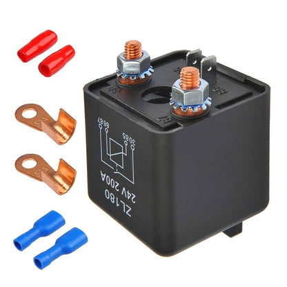 24V 200A Car Start Relay with Accessories - Relays by PMC Jewellery | Online Shopping South Africa | PMC Jewellery | Buy Now Pay Later Mobicred