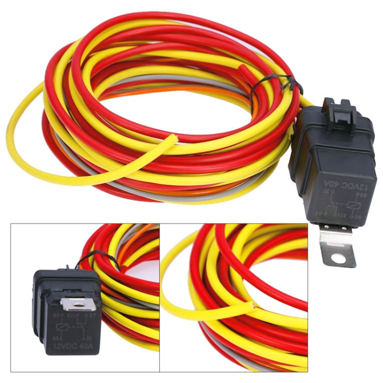 Car 12V 40A 165-185 Degree Electric Cooling Fan Thermostat Temperature Sensor Switch Set - DIY Cables by PMC Jewellery | Online Shopping South Africa | PMC Jewellery | Buy Now Pay Later Mobicred