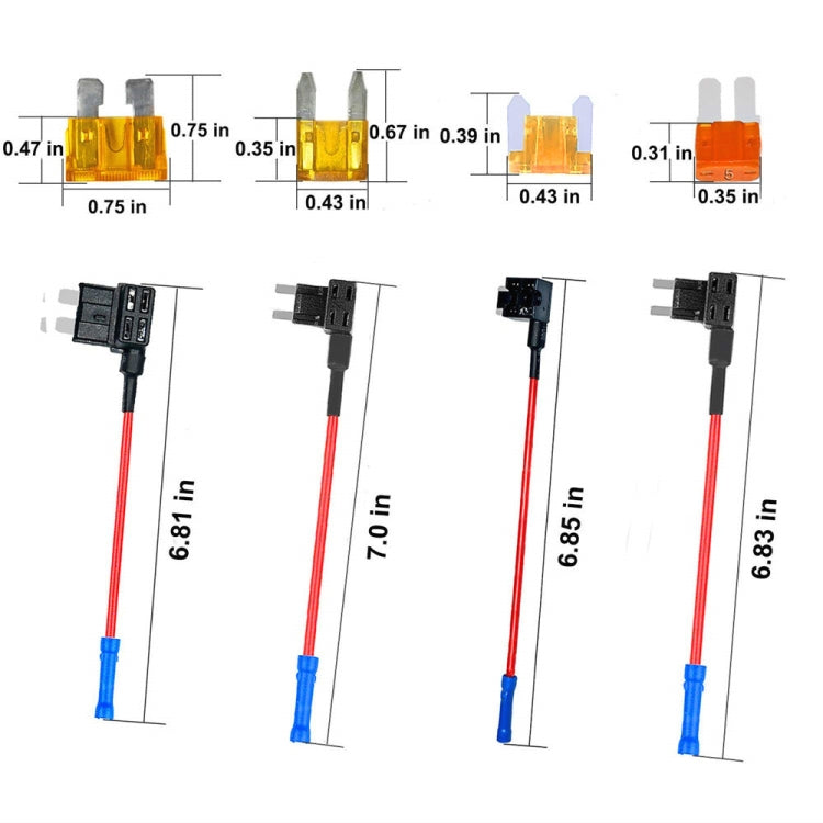 20 in 1 Car Blade Fuse Holder Kits with Cable - Fuse by PMC Jewellery | Online Shopping South Africa | PMC Jewellery | Buy Now Pay Later Mobicred