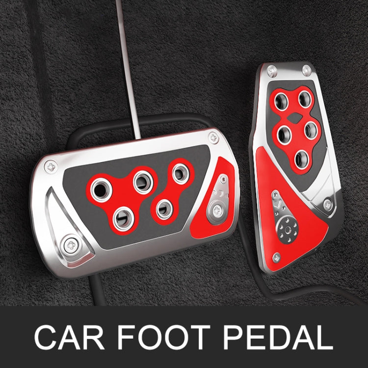 CARFU AC-529A Car New Energy Manual Automatic Transmission Brake Pedal(Red) - Foot Pedal by CARFU | Online Shopping South Africa | PMC Jewellery | Buy Now Pay Later Mobicred