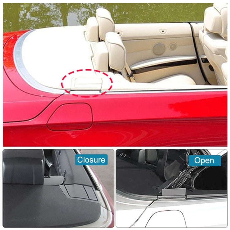 For BMW 3 Series E93 Left Driving Car Convertible Rear Platform Right Hinge Cover Folding Cover 5437 7175 480(Black) - Others by PMC Jewellery | Online Shopping South Africa | PMC Jewellery