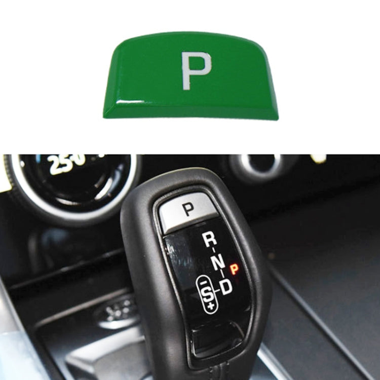 P Key Gear Lever Handball Switch Shift Button for Land Rover Range Rover Jaguar F-TYPE, Left Driving (Green) - Car Switches by PMC Jewellery | Online Shopping South Africa | PMC Jewellery | Buy Now Pay Later Mobicred