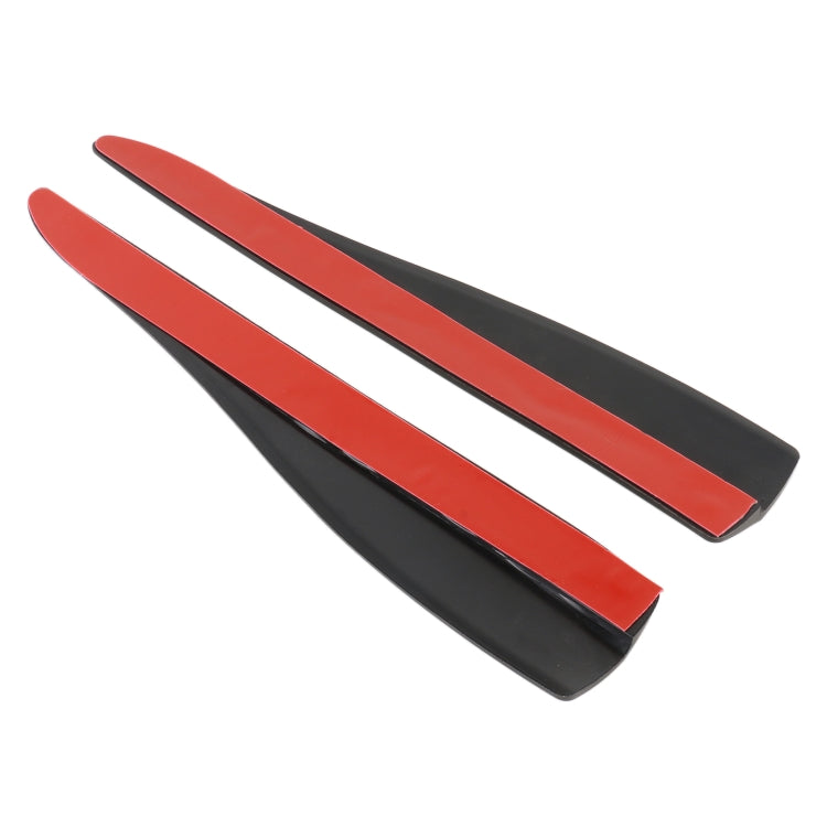 1 Pair Car Carbon Fiber Silicone Bumper Strip, Style: Short (Black) - Anti Collision Sticker by PMC Jewellery | Online Shopping South Africa | PMC Jewellery | Buy Now Pay Later Mobicred