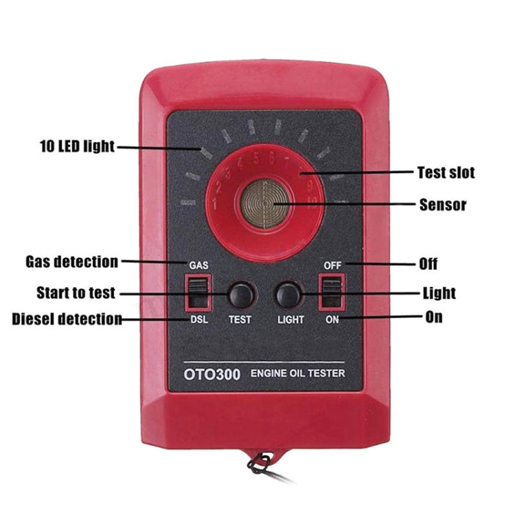 OTC300 Car Oil Tester Lubricating Oil Quality Analyzer - Electronic Test by PMC Jewellery | Online Shopping South Africa | PMC Jewellery