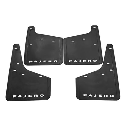 For Mitsubishi PAJERO 2004-2021 4pcs/Set Car Auto Soft Plastic Splash Flaps Fender Guard - Mudguards by PMC Jewellery | Online Shopping South Africa | PMC Jewellery | Buy Now Pay Later Mobicred