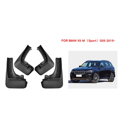 For BMW X5 M G05 Sports 2019-2023 4pcs/Set Car Auto Soft Plastic Splash Flaps Fender Guard - Mudguards by PMC Jewellery | Online Shopping South Africa | PMC Jewellery | Buy Now Pay Later Mobicred