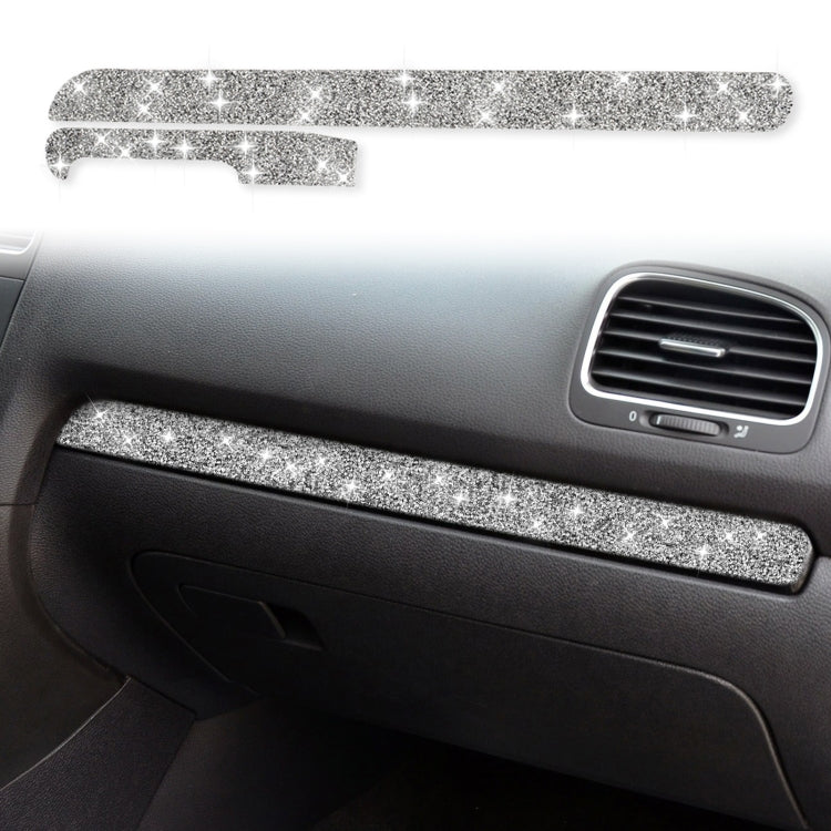 Car Central Control Diamond Decoration Cover Sticker for Volkswagen Golf 6 2008-2012, Left-hand Drive - Car Interior Mouldings by PMC Jewellery | Online Shopping South Africa | PMC Jewellery | Buy Now Pay Later Mobicred