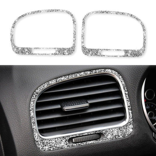 Car Left and Right Air Outlet Diamond Decoration Cover Sticker for Volkswagen Golf 6 2008-2012, Left and Right Drive - Car Interior Mouldings by PMC Jewellery | Online Shopping South Africa | PMC Jewellery | Buy Now Pay Later Mobicred