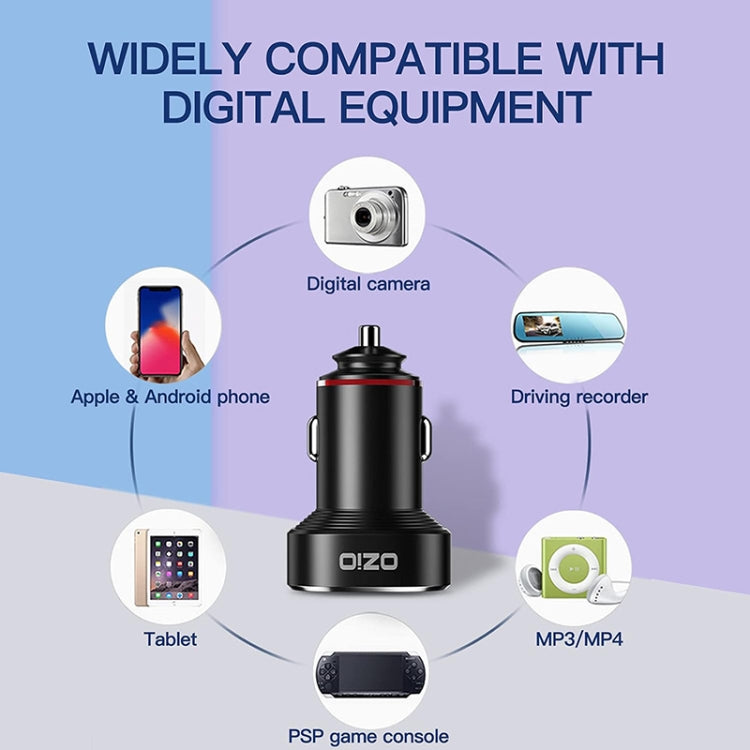 Ozio MX04TC PD + QC3.0 Dual USB Ports Car Mini Charger - Car Charger by ozio | Online Shopping South Africa | PMC Jewellery | Buy Now Pay Later Mobicred