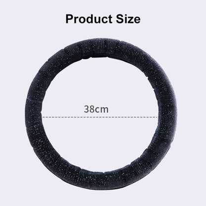 D Style Car Universal Self Heating Plush Warm Anti-skid Steering Wheel Cover, Diameter: 38cm (Grey) - Steering Wheel Accessories by PMC Jewellery | Online Shopping South Africa | PMC Jewellery | Buy Now Pay Later Mobicred