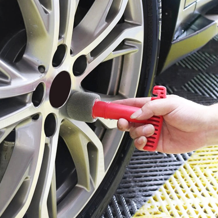 Car Embedded Replaceable Sponge Tire Screw Cleaning Brush - Car washing supplies by PMC Jewellery | Online Shopping South Africa | PMC Jewellery