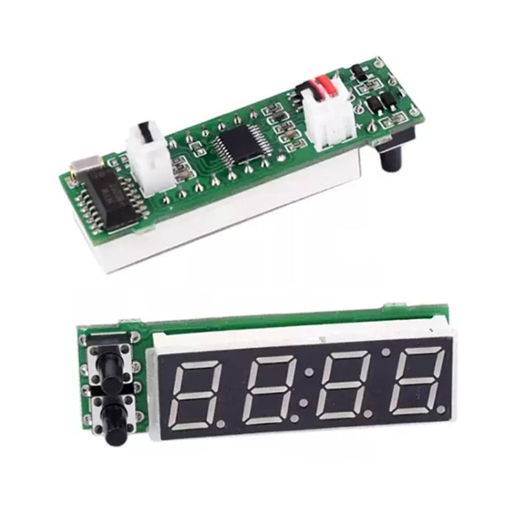 3 in 1 DC5-50V Car High-precision Electronic LED Luminous Clock + Thermometer + Voltmeter (Green) - Clocks & Car Meters by PMC Jewellery | Online Shopping South Africa | PMC Jewellery | Buy Now Pay Later Mobicred