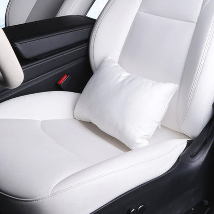 For Tesla Model 3 / Y Car Seat Lumbar Support Pillow (White) - Seat Accessories by PMC Jewellery | Online Shopping South Africa | PMC Jewellery | Buy Now Pay Later Mobicred