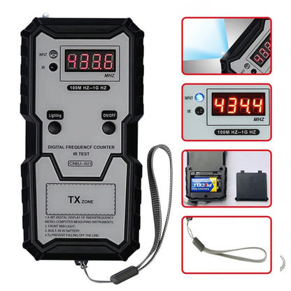 CNBJ-501 100M-1GHz Infrared Frequency Tester - Electronic Test by PMC Jewellery | Online Shopping South Africa | PMC Jewellery | Buy Now Pay Later Mobicred