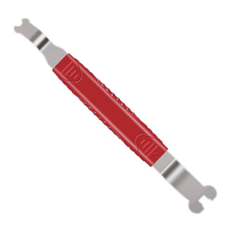 4-5 inch Long Car Door Panel Removal Rubber Buckle Screwdriver (Red) - Hand Tool Sets by PMC Jewellery | Online Shopping South Africa | PMC Jewellery | Buy Now Pay Later Mobicred