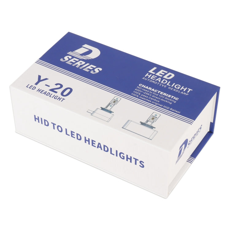 D Series D2S 35W 6000K 4500LM 2pcs/Box Car LED Headlight - LED Headlamps by PMC Jewellery | Online Shopping South Africa | PMC Jewellery | Buy Now Pay Later Mobicred