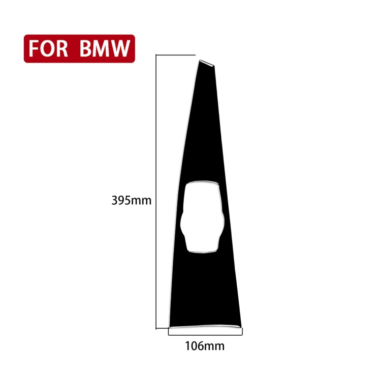 Car Left Drive Multimedia Panel Decorative Sticker for BMW Series 3 F30 2013-2018 / Series 3GT F34 2014-2018 / Series 4 F33 F34 F36 2014-2018(Black) - Car Interior Mouldings by PMC Jewellery | Online Shopping South Africa | PMC Jewellery | Buy Now Pay Later Mobicred