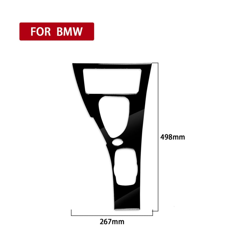 Car Left Drive Gear Panel Decorative Sticker for BMW M3 07-13 E92(Black) - Car Interior Mouldings by PMC Jewellery | Online Shopping South Africa | PMC Jewellery | Buy Now Pay Later Mobicred