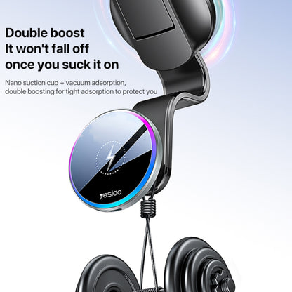 Yesido C292 15W Magnetic Suction Wireless Charging Car Holder - Wireless Charger Holders by Yesido | Online Shopping South Africa | PMC Jewellery | Buy Now Pay Later Mobicred