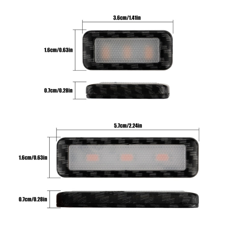 Car 4 in 1 LED Ambient Light Door Decorative Light (Red Light) - Door Lights by PMC Jewellery | Online Shopping South Africa | PMC Jewellery | Buy Now Pay Later Mobicred