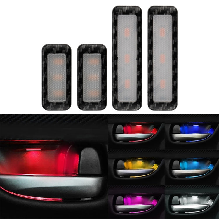 Car 4 in 1 LED Ambient Light Door Decorative Light (White Light) - Door Lights by PMC Jewellery | Online Shopping South Africa | PMC Jewellery | Buy Now Pay Later Mobicred