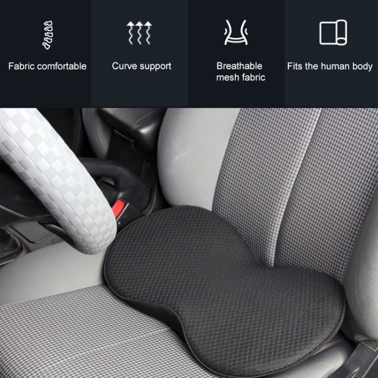 Car mini Seat Cushion Breathable Lumbar Seat Mat (Black) - Seat Accessories by PMC Jewellery | Online Shopping South Africa | PMC Jewellery | Buy Now Pay Later Mobicred