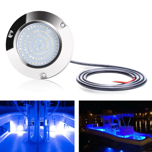 Ship / Yacht 10-30V 90LEDs Waterproof Stainless Steel Underwater Light (Blue Light) - Marine Accessories & Parts by PMC Jewellery | Online Shopping South Africa | PMC Jewellery | Buy Now Pay Later Mobicred