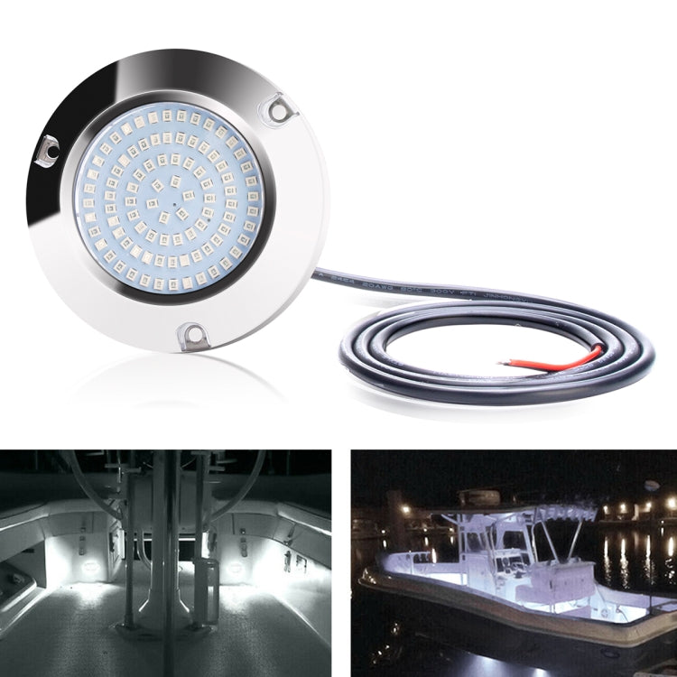 Ship / Yacht 10-30V 90LEDs Waterproof Stainless Steel Underwater Light (White Light) - Marine Accessories & Parts by PMC Jewellery | Online Shopping South Africa | PMC Jewellery | Buy Now Pay Later Mobicred