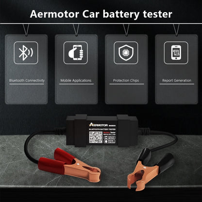 AERMOTOR BM300 Bluetooth 12V Car Battery Tester Battery Analyzer - Electronic Test by PMC Jewellery | Online Shopping South Africa | PMC Jewellery | Buy Now Pay Later Mobicred