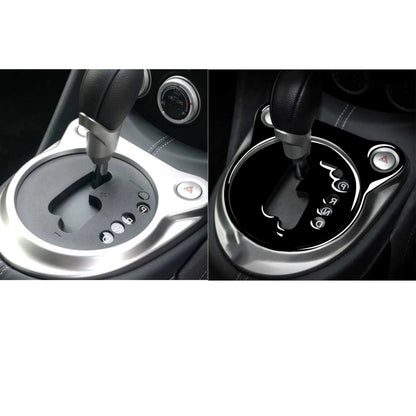 For Nissan 370Z Z34 2009- 2 in 1 Car Automatic Gear Shift Panel Decorative Sticker, Right Drive (Black) - Car Interior Mouldings by PMC Jewellery | Online Shopping South Africa | PMC Jewellery | Buy Now Pay Later Mobicred