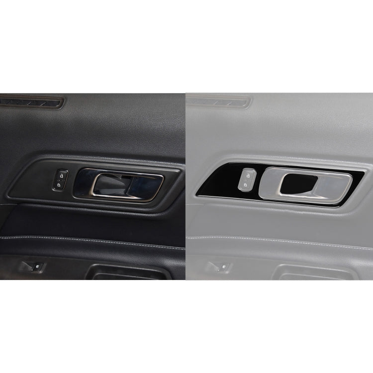 For Ford Mustang 2015-2020 Car Door Panel Decorative Sticker, Left and Right Drive Universal (Black) - Car Interior Mouldings by PMC Jewellery | Online Shopping South Africa | PMC Jewellery | Buy Now Pay Later Mobicred