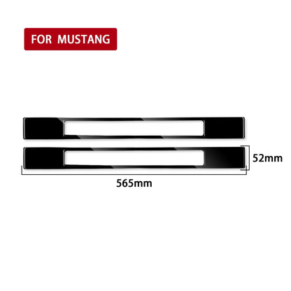 For Ford Mustang 2015-2020 Car Threshold Decorative Sticker, Left and Right Drive Universal (Black) - Car Interior Mouldings by PMC Jewellery | Online Shopping South Africa | PMC Jewellery | Buy Now Pay Later Mobicred