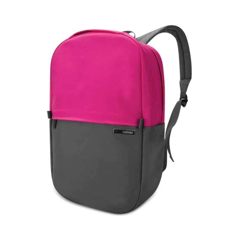 POFOKO XY Series 13.3 inch Fashion Color Matching Multi-functional Backpack Computer Bag, Size: S (Rose Red) - Backpack by POFOKO | Online Shopping South Africa | PMC Jewellery | Buy Now Pay Later Mobicred