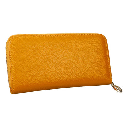 906 Antimagnetic RFID Litchi Texture Women Large Capacity Hand Wallet Purse Phone Bag with Card Slots(Yellow) - Antimagnetic RFID Package by PMC Jewellery | Online Shopping South Africa | PMC Jewellery | Buy Now Pay Later Mobicred