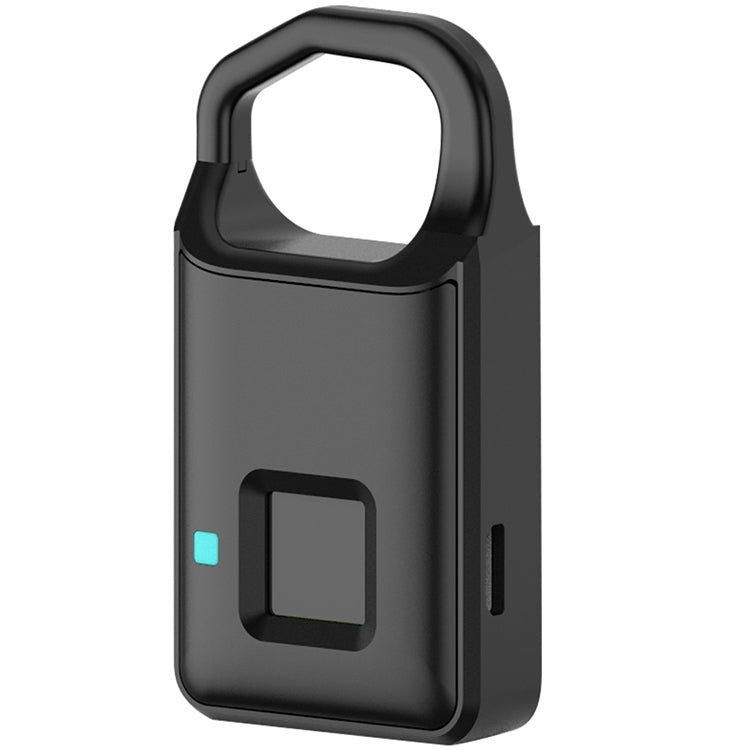 Anytek P4 3.7V Micro USB Charging Semiconductor Fingerprint Sensing Small Padlock - Padlocks by Anytek | Online Shopping South Africa | PMC Jewellery | Buy Now Pay Later Mobicred