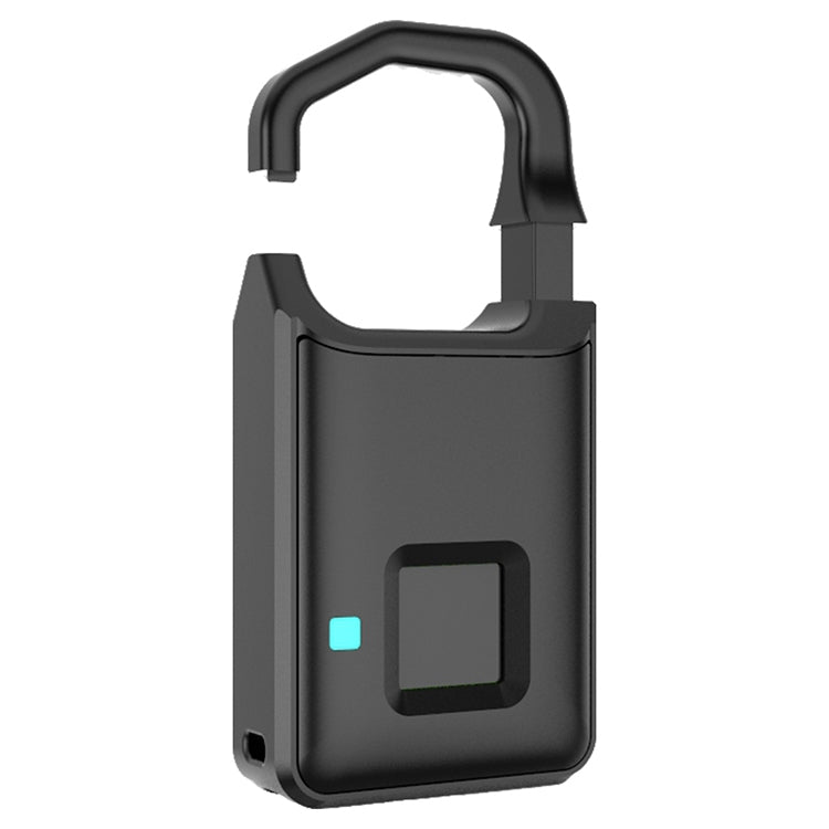 Anytek P4 3.7V Micro USB Charging Semiconductor Fingerprint Sensing Small Padlock - Padlocks by Anytek | Online Shopping South Africa | PMC Jewellery | Buy Now Pay Later Mobicred