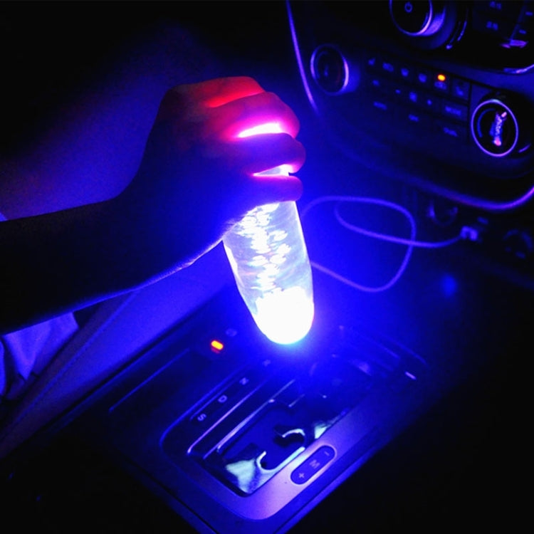 Crystal Colorful Light Car Breathing Racing Dash LED Magic Lamp Gear Head Shift Knob with Base, Size: 15.0 * 4.5 * 3.1 cm(Yellow) - Shift Knob by PMC Jewellery | Online Shopping South Africa | PMC Jewellery | Buy Now Pay Later Mobicred