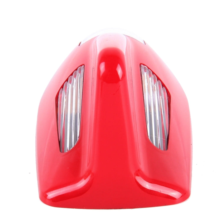 Solar Colorful Light Anti Collision Shark Fin Car Taillight LED Flash Warning Light Caution Light(Red) - Warning Lights by PMC Jewellery | Online Shopping South Africa | PMC Jewellery | Buy Now Pay Later Mobicred