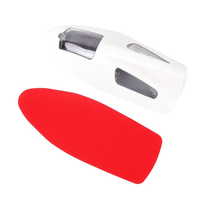 Solar Colorful Light Anti Collision Shark Fin Car Taillight LED Flash Warning Light Caution Light(White) - Warning Lights by PMC Jewellery | Online Shopping South Africa | PMC Jewellery | Buy Now Pay Later Mobicred