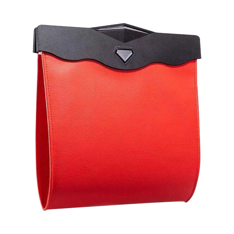 Car Multifunctional LED Design Hanging Folding Garbage Bin Storage Box (Red) - Stowing Tidying by PMC Jewellery | Online Shopping South Africa | PMC Jewellery | Buy Now Pay Later Mobicred