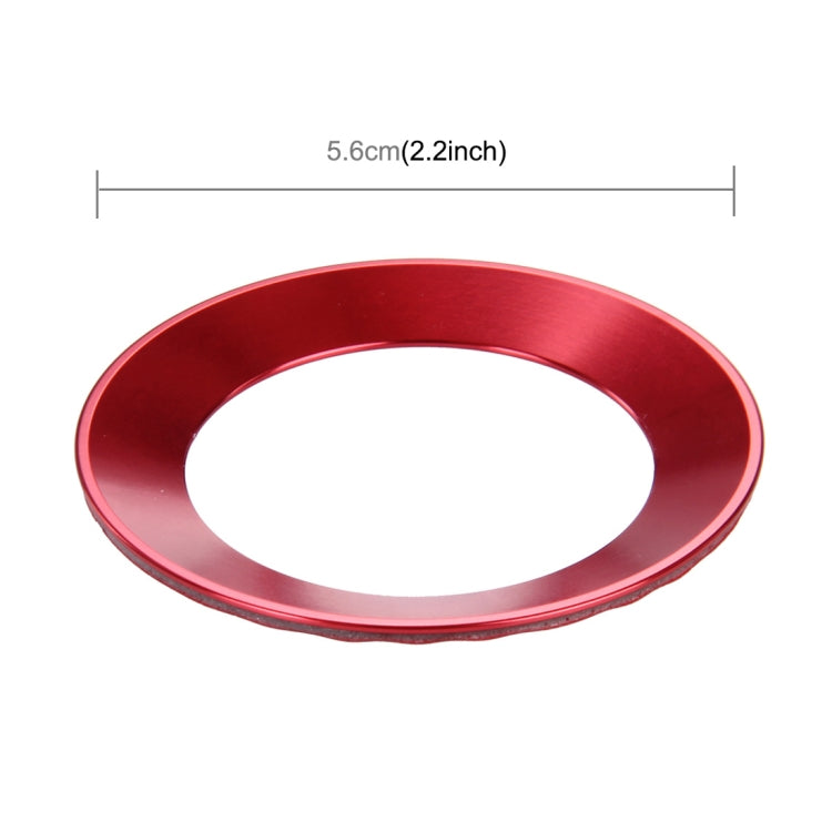 Car Aluminum Steering Wheel Decoration Ring For Volkswagen(Red) - Decoration Rings by PMC Jewellery | Online Shopping South Africa | PMC Jewellery