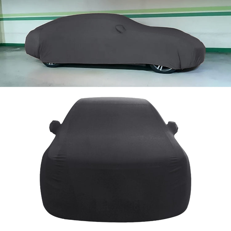 Anti-Dust Anti-UV Heat-insulating Elastic Force Cotton Car Cover for SUV, Size: S, 4.2m~4.45m (Black) - PE Material by PMC Jewellery | Online Shopping South Africa | PMC Jewellery | Buy Now Pay Later Mobicred