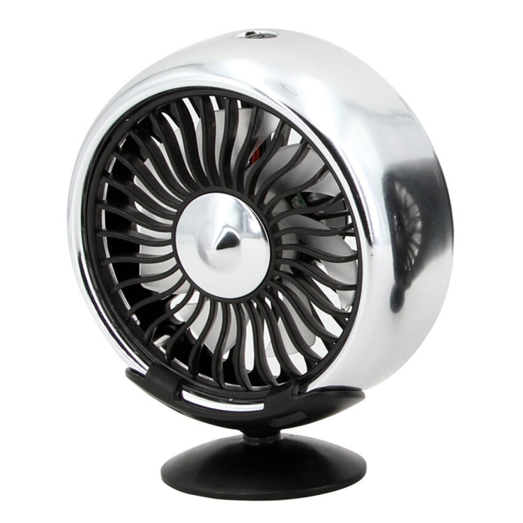 Portable Car Electric Cooling Fan with Base(Silver) - Heating & Fans by PMC Jewellery | Online Shopping South Africa | PMC Jewellery | Buy Now Pay Later Mobicred