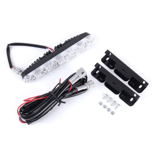 2 PCS LD-006 5730-6SMD 12W 1200LM 7000K White Light  Daytime Running Light.DC 12V - Running Lights by PMC Jewellery | Online Shopping South Africa | PMC Jewellery | Buy Now Pay Later Mobicred