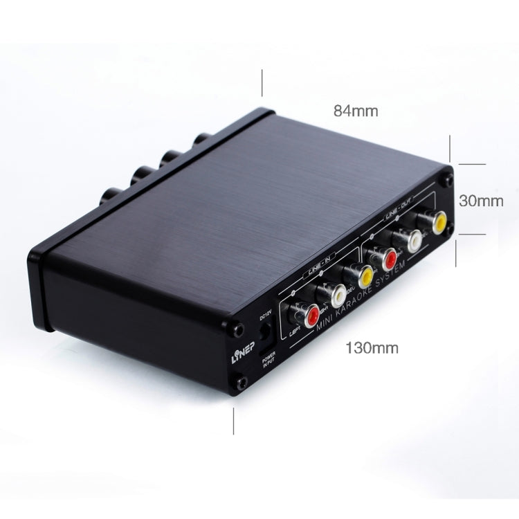 A933 Mini Karaoke Machine System Sound Mixer Amplifier for PC / TV / Mobile Phones, Support RCA in / 2 Channel Mic in(Black) -  by PMC Jewellery | Online Shopping South Africa | PMC Jewellery | Buy Now Pay Later Mobicred