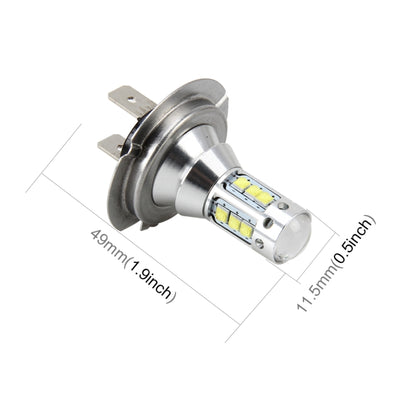 H7 50W 500 LM 6000K Car Fog Light with 16 CREE Lamps, DC 12V-24V(White Light) - Fog / Driving Lights by PMC Jewellery | Online Shopping South Africa | PMC Jewellery | Buy Now Pay Later Mobicred