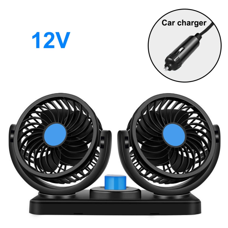 HUXIN HX-T305 3W 360 Degree Adjustable Rotation Low Noise Mini Electric Car Fan, DC 12V - Heating & Fans by PMC Jewellery | Online Shopping South Africa | PMC Jewellery | Buy Now Pay Later Mobicred